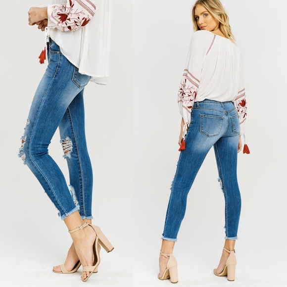 FAITH Distressed Skinnies - Picture 3 of 3